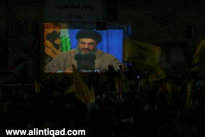 السيد نصرالله : لبنان لا يجوز لأحد أن يفرط به أو أن يلقي به إلى أيدي مجموعة من اللصوص والقتلة من أتباع المشروع الأميركي &ndash; الصهيوني