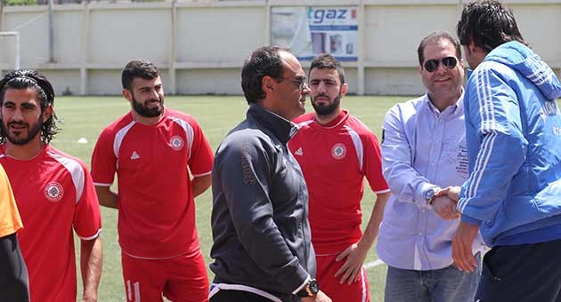 leb_8_4_3_630 بالصور : منتخب لبنان لكرة القدم يستأنف تمارينه