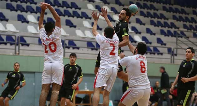 sadd_18_4_630 كرة يد : السد يُسقط الإطفاء 30-14