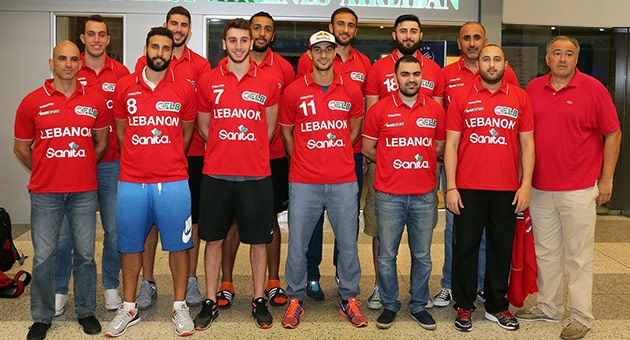 منتخب لبنان للرجال في كرة السلة غادر الى صربيا