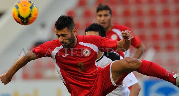بالصور : مباراة منتخب لبنان الاولمبي ونظيره العراقي 