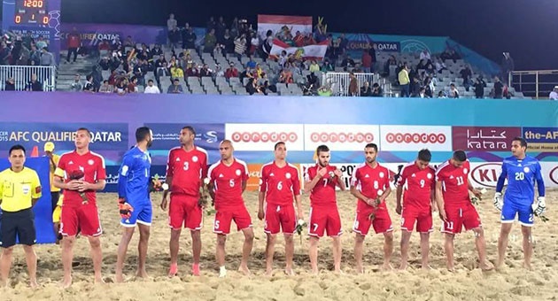 lebbb_630 خسارة منتخب لبنان للكرة الشاطئية امام ايران