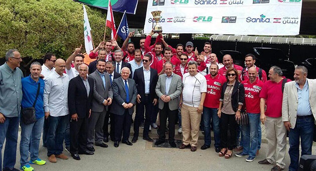 استقبال حاشد لأبطال لـ منتخب لبنان بطل غرب آسيا لكرة السلة