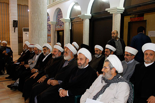 تجمع العلماء المسلمين تقبل التعازي بالشهيد غية 
