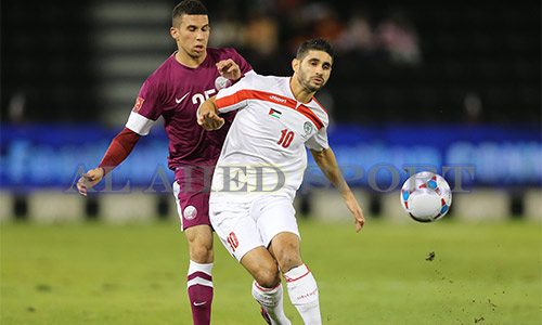 قطر - فلسطين في بطولة غرب آسيا