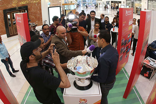 وصول كأس آسيا الى قطر 