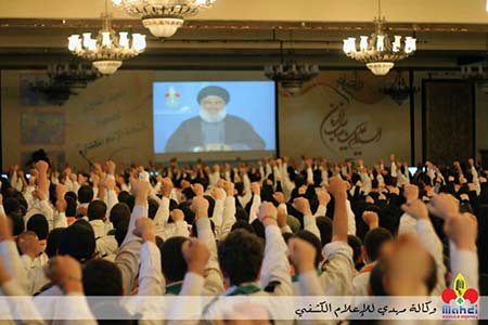 كشافة الإمام المهدي احتفلت بعيدها 29 برعاية السيد نصر الله