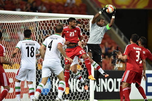 كأس آسيا : ايران تتصدر المجموعة الثالثة بفوزها على الامارات 