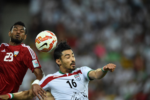 كأس آسيا : ايران تتصدر المجموعة الثالثة بفوزها على الامارات 