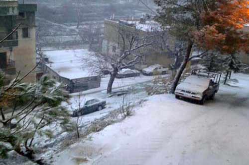 العاصفة (يوهان 2015) تضرب كل المناطق اللبنانية