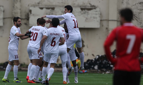 فوز النجمة على الاخاء الاهلي عاليه 