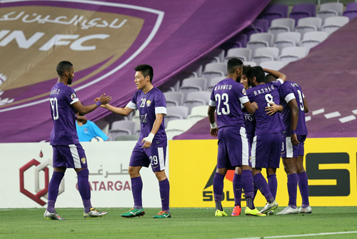 تعادل العين وباختاكور في دوري الابطال 