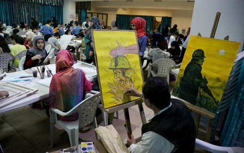 المرسم المفتوح (وطن المقاومة)