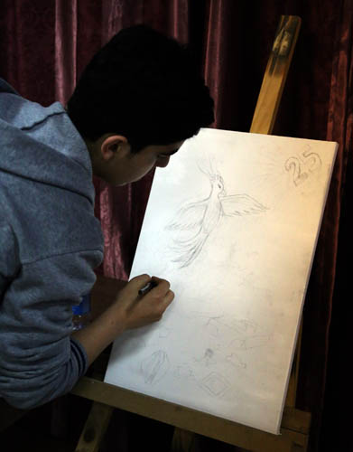 المرسم المفتوح (وطن المقاومة)