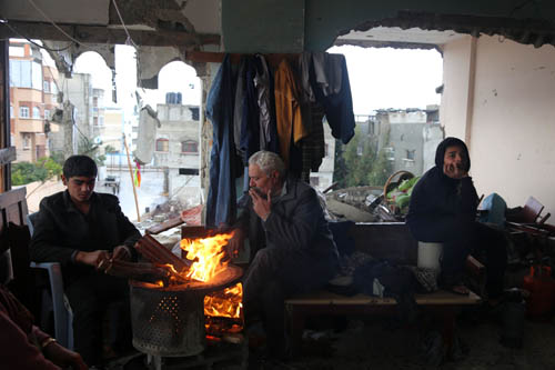 العاصفة (تلاسا) تضرب فلسطين المحتلة