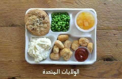 الوجبات المدرسية في دول العالم