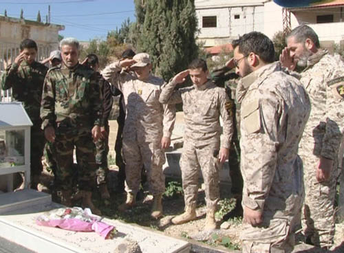 احياء يوم الشهيد في طاريا وبوداي وشمسطار&lrm;