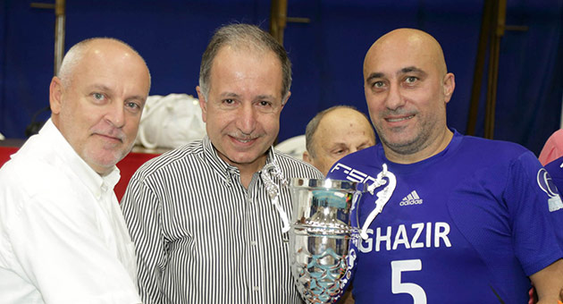 غزير يُتوج بلقب دورة تجمّع قدامى الطائرة على كأس  شارتييه