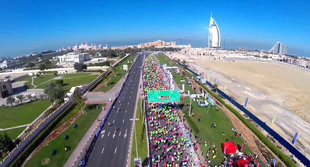 ابيرا ديبابا يفوز بماراثون دبي الدولي