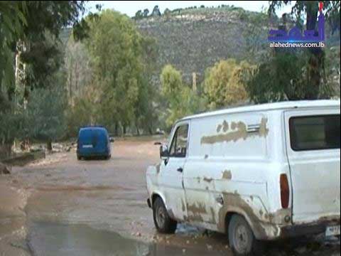 اضرار العاصفة في جنوب لبنان 