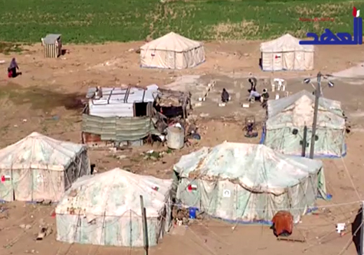 فلسطينيون مهجرون يبنون &rsquo;&rsquo;مدينة الخيام&rsquo;&rsquo;