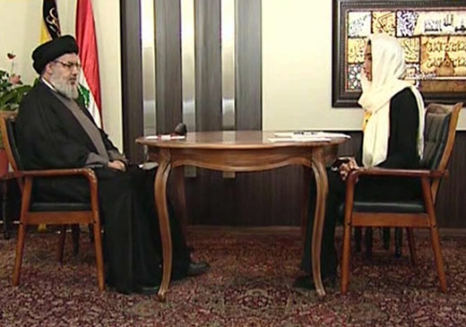 مقابلة السيد نصرالله مع قناة الاخبارية السورية (الجزء الأول)