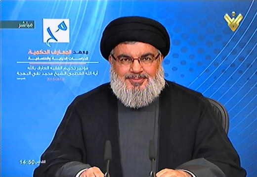 كلمة السيد نصرالله خلال الاحتفال التكريمي للشيخ بهجت (قدس)