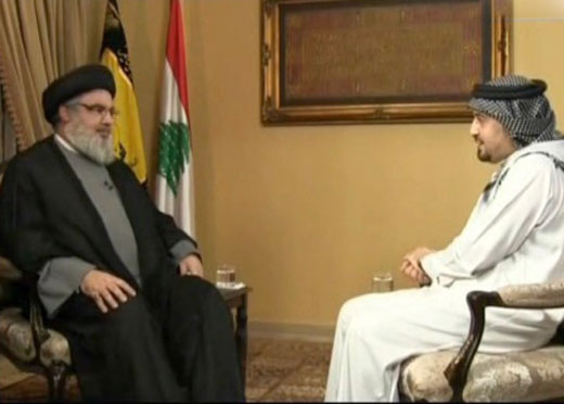 مقابلة السيد نصرالله مع قناة الاهواز الايرانية