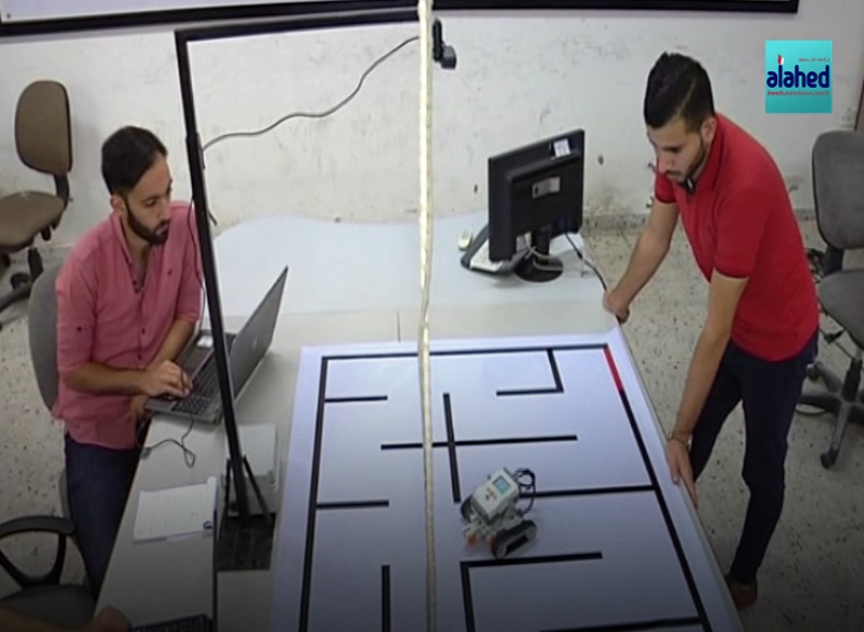 روبورت فلسطيني لايصال المساعدات الطبية في الحرب