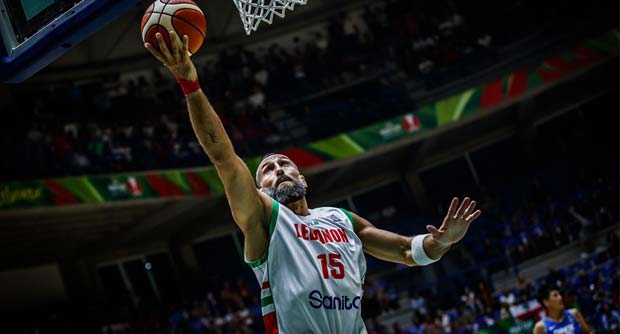 من مباراة منتخب لبنان لكرة السلة والصين تايبيه لبنان يتخطى تايبيه بنتيجة 90-77 .. والمواجهة المقبلة مع إيران