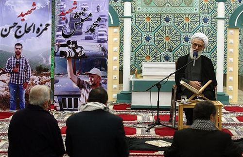 مراسم تأبين لشهداء &rsquo;المنار&rsquo; في ايران
