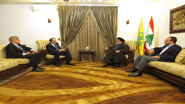 السيد حسن نصر الله استقبل مبعوث الرئيس الروسي ميخائيل بوغدانوف