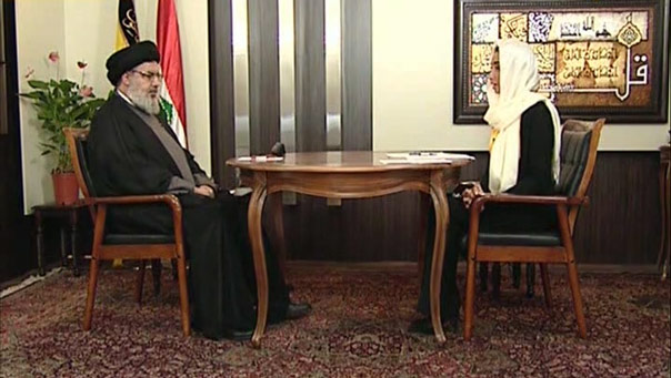 السيد نصرالله في مقابلة مع قناة الاخبارية السورية السيد نصرالله: هزيمة السعودية في اليمن ستنعكس على المنطقة