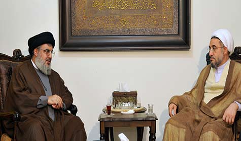 السيد نصر الله التقى الشيخ الآراكي