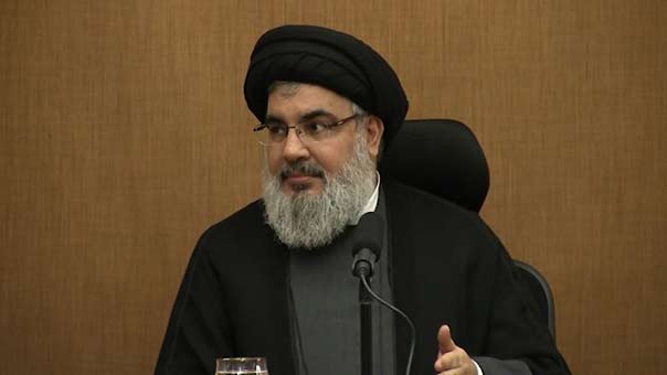 السيد نصر الله خلال استقباله وفد مجلس امناء جامعة المعارف : كنا وما زلنا ندعم ترشيح العماد عون للرئاسة
