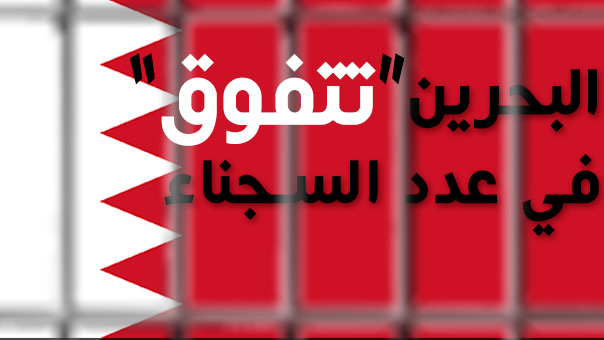 سجناء البحرين الأعلى نسبة في المنطقة
