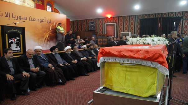 بالصور: تشييع القائد الجهادي الكبير مصطفى بدر الدين