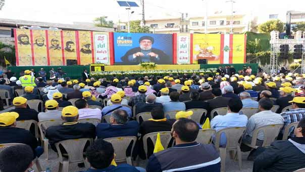 كلمة السيد نصر الله في مهرجان عيد المقاومة والتحرير في النبي شيت 25-5-2015