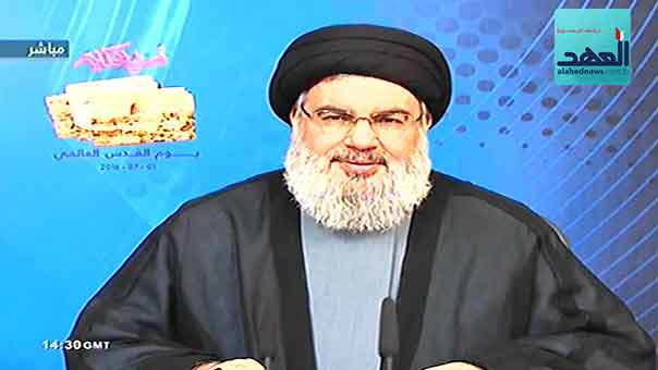 السيد نصر الله في يوم القدس: الطريق الوحيد المتاح أمام شعوب المنطقة هو الصمود والمقاومة .. وسنحمي القاع وجوراها برموش عيوننا
