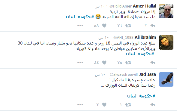 بكثير من &rsquo;النكات&rsquo; وبعض الأمل.. هكذا استُقبلت #حكومة لبنان