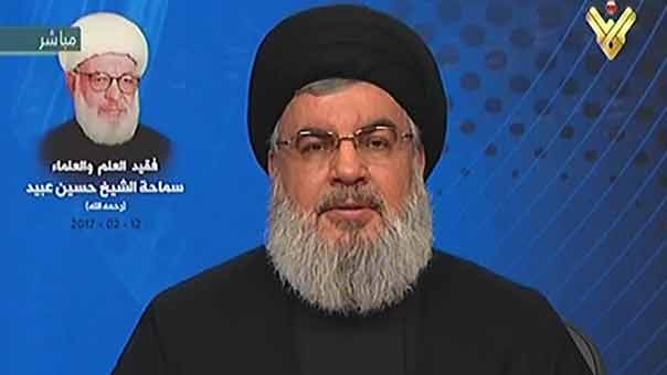 النص الكامل لخطاب السيد نصر الله في الاحتفال التأبيني لعضو المجلس المركزي الشيخ حسين عبيد