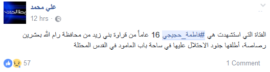 شهيدة الأقصى.. #فاطمة_حجيجي