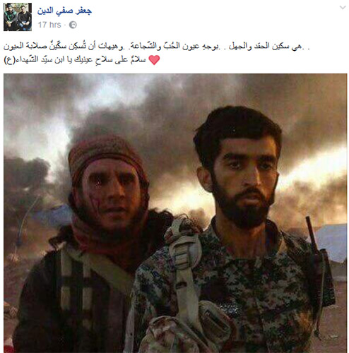 على مقربة من كربلاء.. الشهيد محسن حججى يشعل القلوب