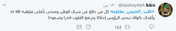 #قلب_الجيش_مقاومة.. وفيديو جديد من الميدان يثير اعجاب الناشطين