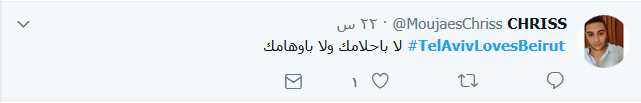 لبنانيون يتصدّون لـ #TelavivlovesBeirut: اسمها تلّ الربيع