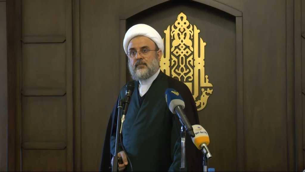 الشيخ قاووق: الرد المجدي على القرار الأميركي يكون بتأجيج روح المقاومة في المنطقة