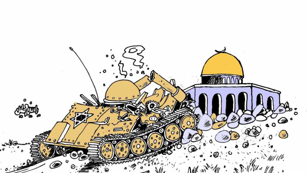 كاريكاتير &rsquo;العهد&rsquo;
