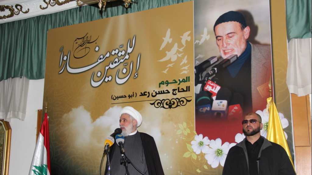 الشيخ قاسم: قاعدة الاشتباك المبنية على الاعتداء من دون رد سقطت