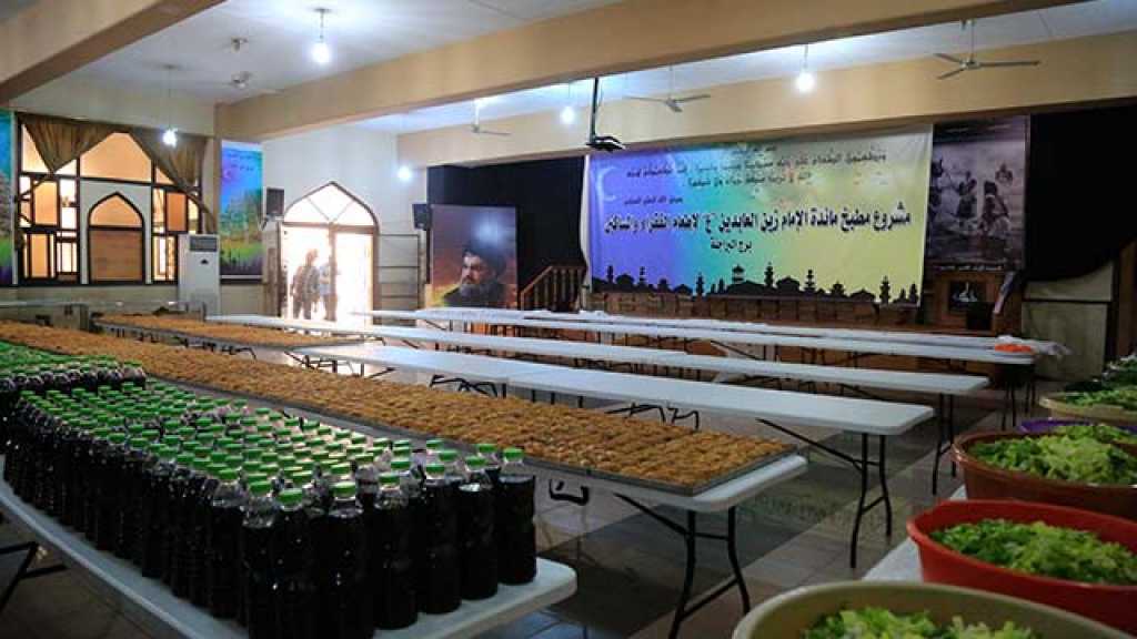 مطبخ مركزي ومتطوعون كخلية نحل.. مائدة الإمام زين العابدين(ع)