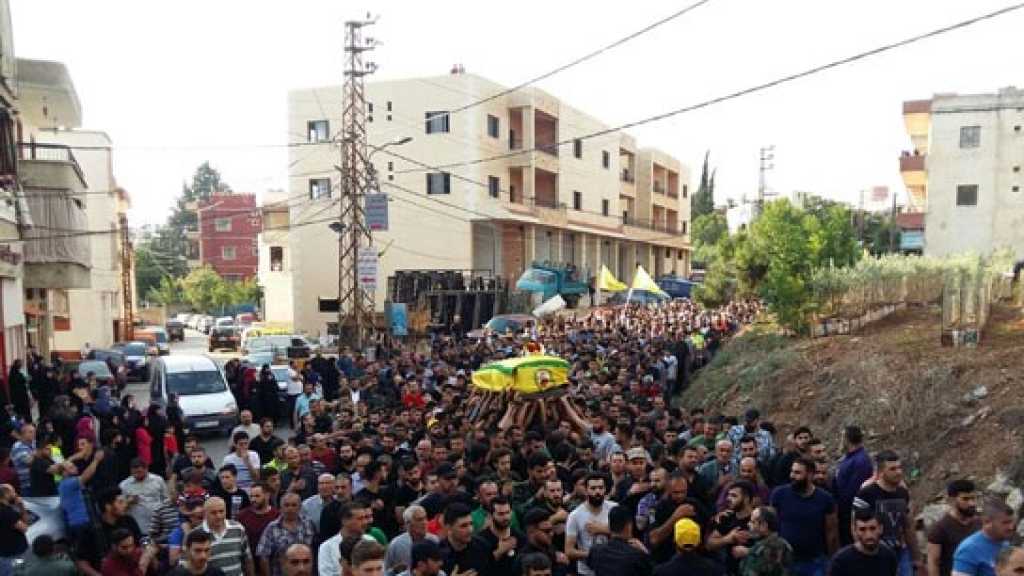 حزب الله وأهالي &rsquo;جبشيت&rsquo; الجنوبية شيّعوا الشهيد حسن أحمد &nbsp;&lrm;&nbsp;